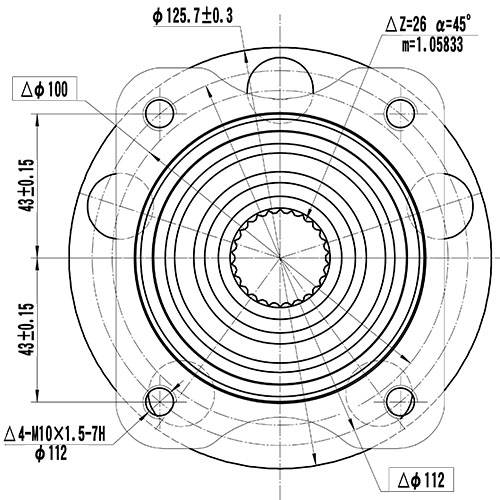 Z89215R — ZIKMAR — Wheel Hub