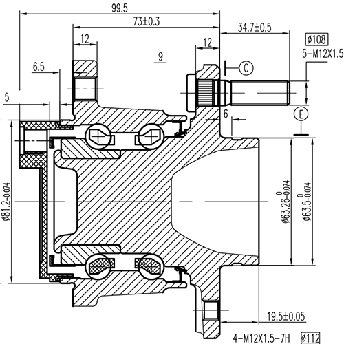 Z89231R — ZIKMAR — Wheel Hub