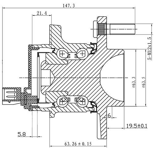 Z89327R — ZIKMAR — Wheel Hub