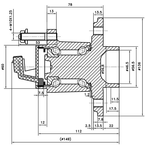 Z89348R — ZIKMAR — Wheel Hub