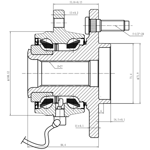 Z89493R — ZIKMAR — Wheel Hub