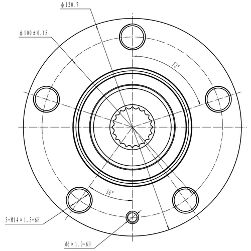Z89527R — ZIKMAR — Wheel Hub