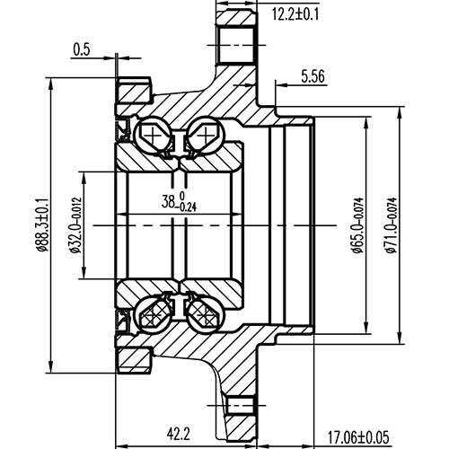 Z89541R — ZIKMAR — Wheel Hub