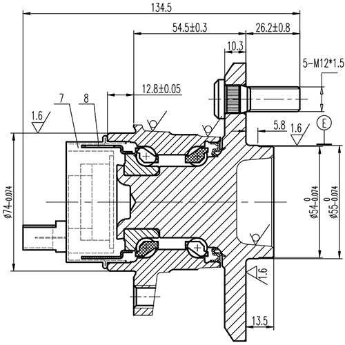 Z89567R — ZIKMAR — Wheel Hub
