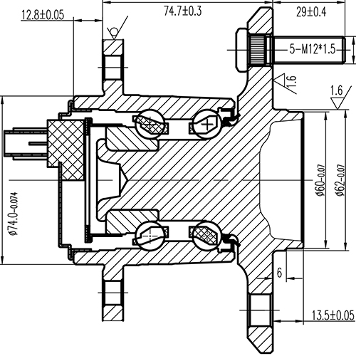 Z89648R — ZIKMAR — Wheel Hub