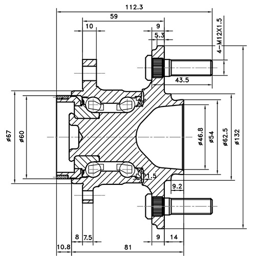 Z89661R — ZIKMAR — Wheel Hub