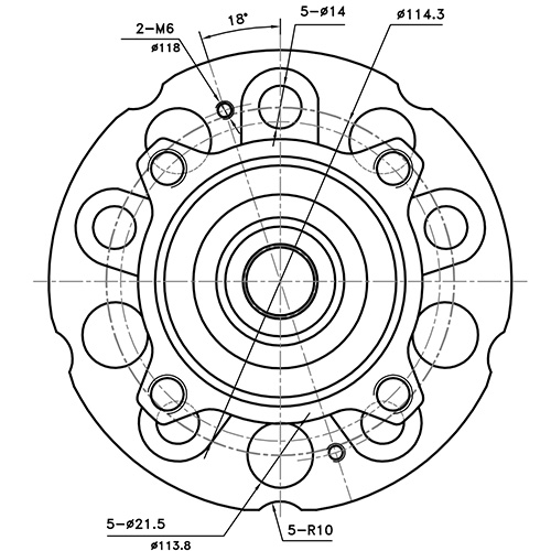 Z89692R — ZIKMAR — Wheel Hub