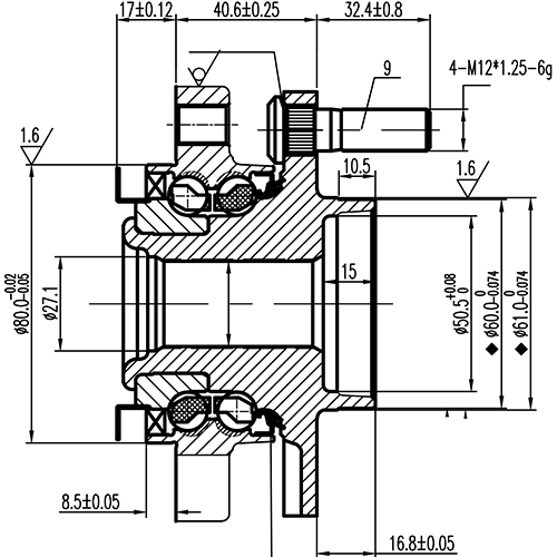 Z89901R — ZIKMAR — Wheel Hub