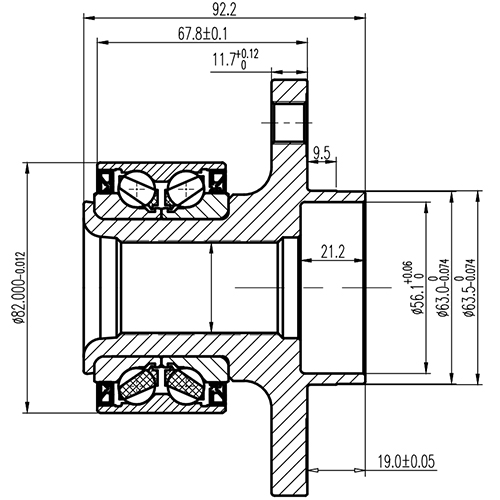 Z89903R — ZIKMAR — Wheel Hub