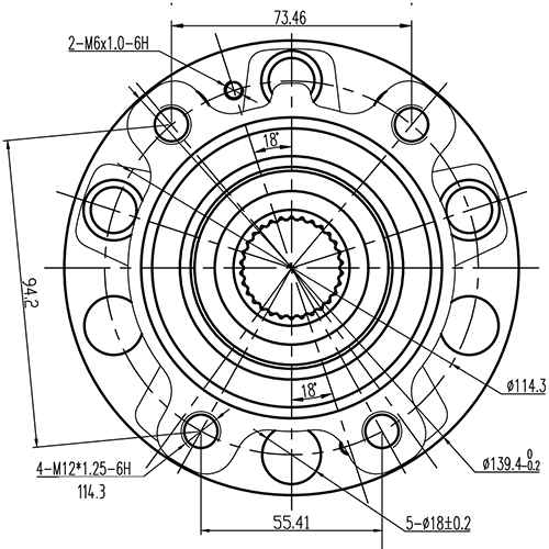 Z89904R — ZIKMAR — Wheel Hub