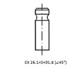 Z17474R — ZIKMAR — Engine valve